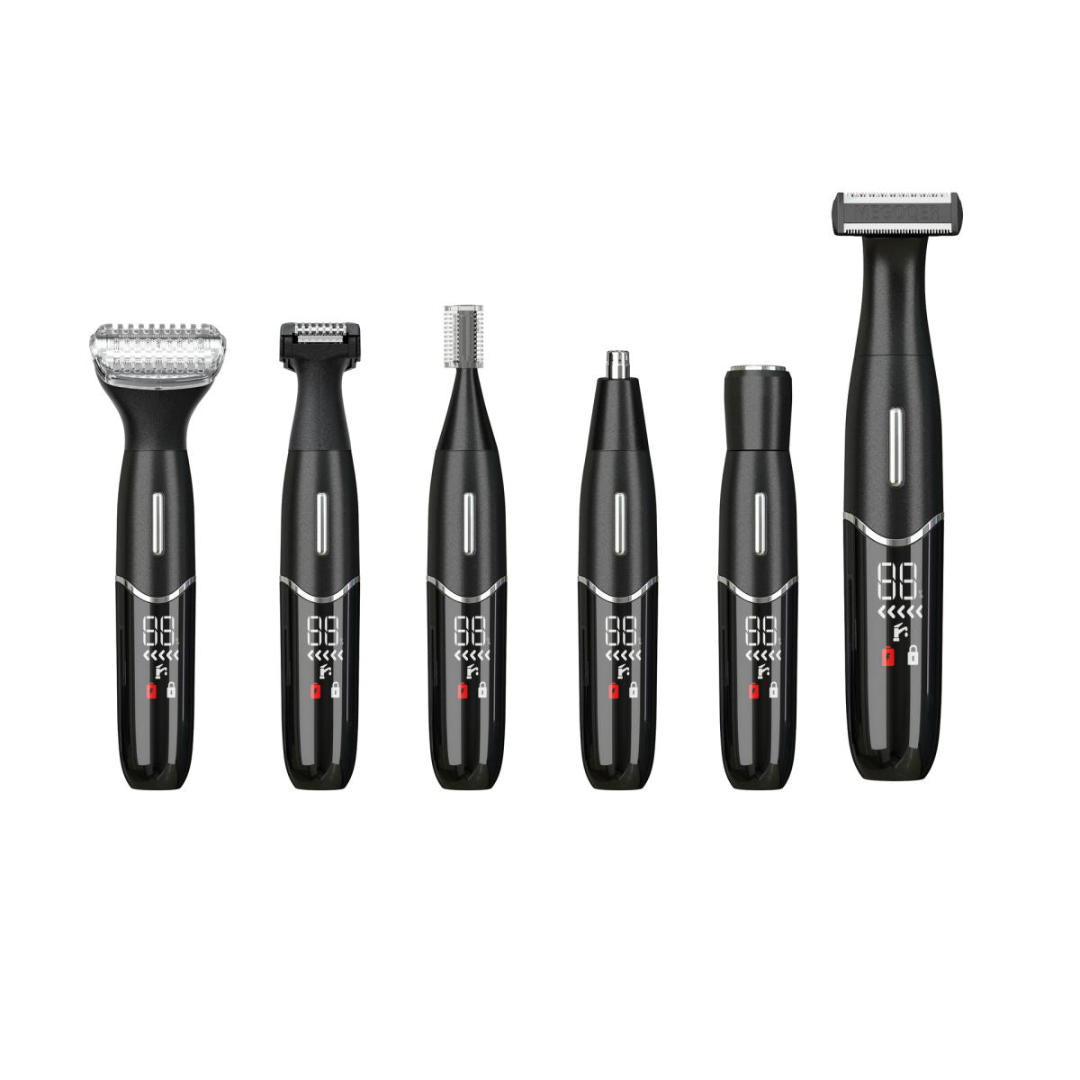 Mens And Womens Shaver Set Including Eyebrow Trimmer And Nose Hair Trimmer