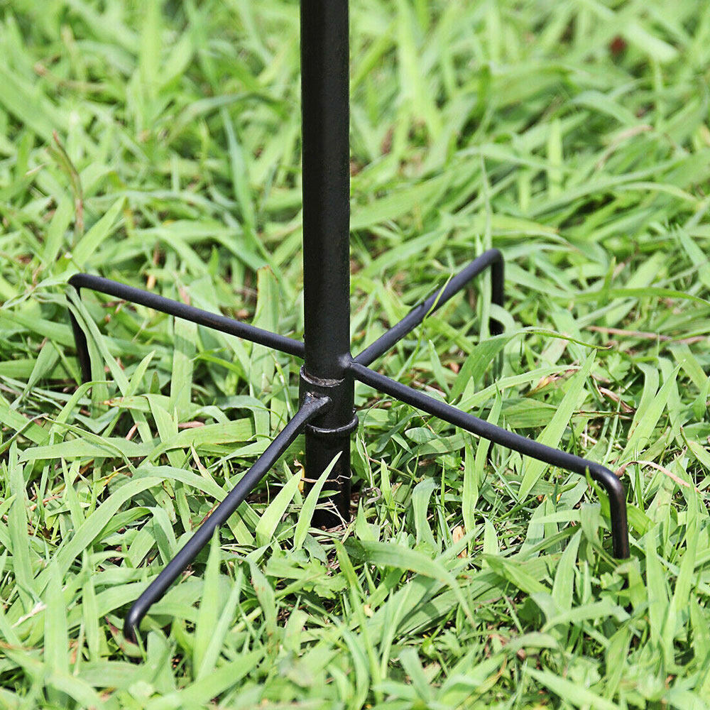 2M Metal Windmill Garden Art Decor Wind Spinner Kinetic Yard Colorful Sculpture