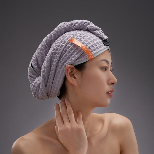Ultra-soft Microfiber Waffle-weave Hair-drying Headband