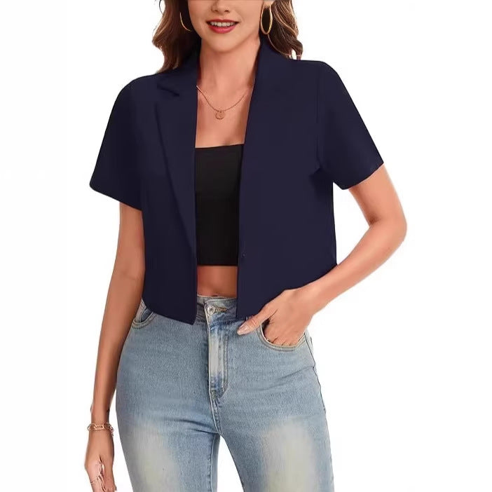 Cross-border European And American Fashion Womens Petite Blazer