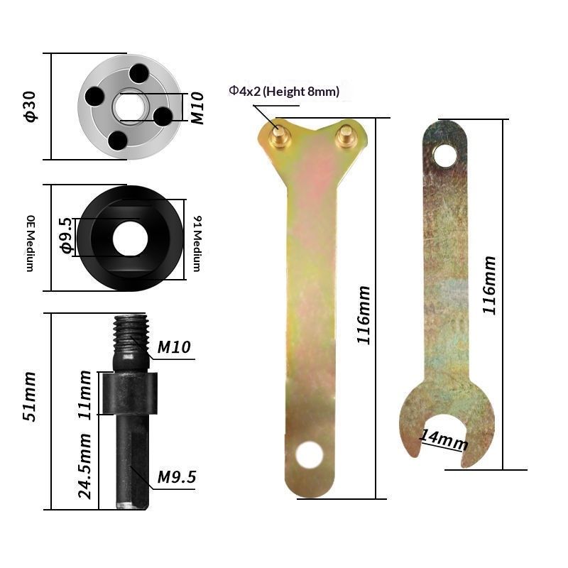 Complete Set Of Woodworking Saw Blade Accessories