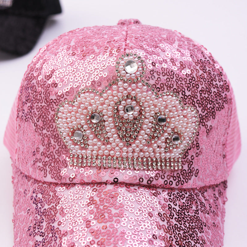 New Crown Princess Childrens Mesh Hat