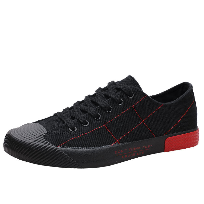 Autumn Mens Shoes New Casual Sneakers Korean-style Canvas