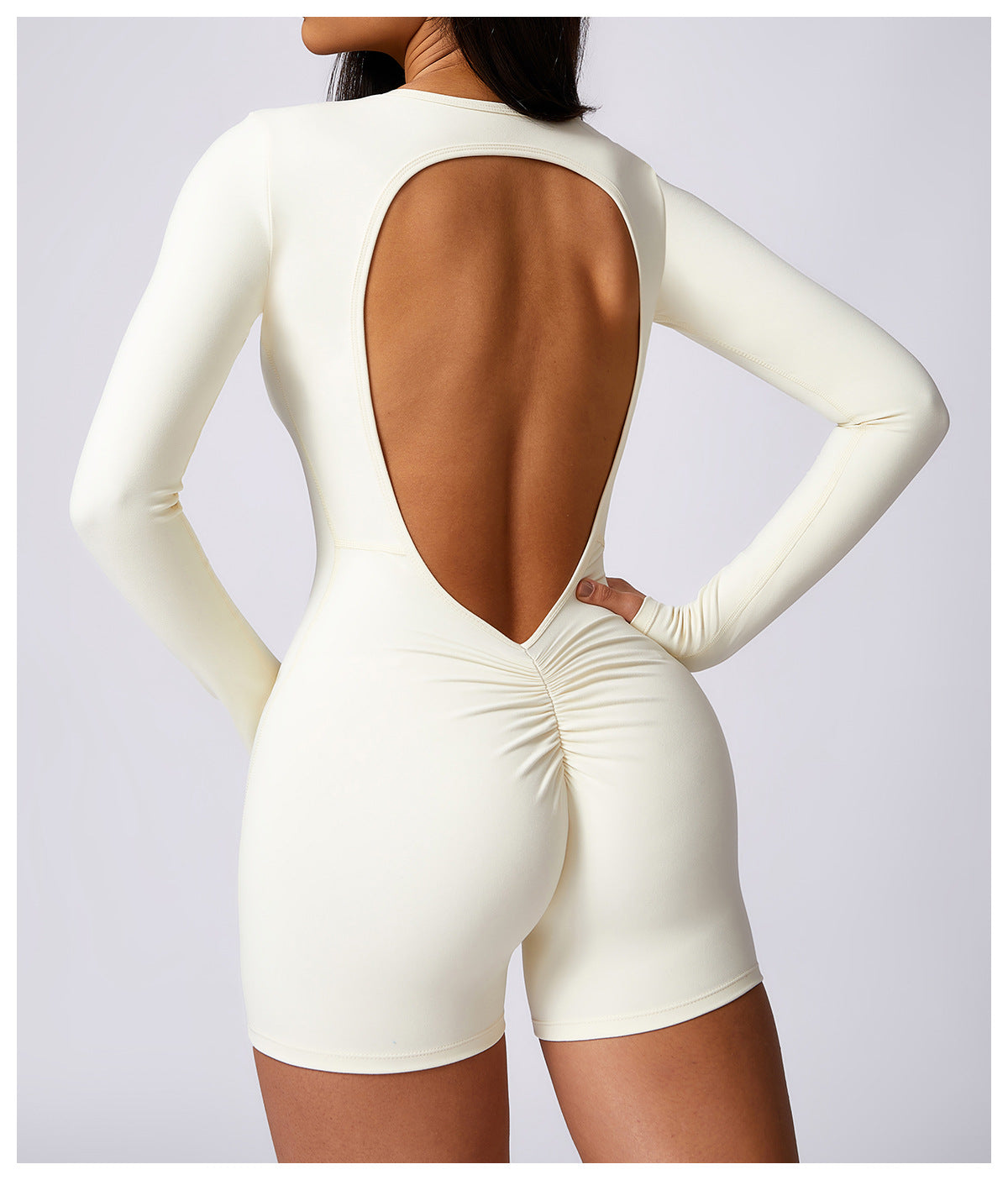 Women's Quick-dry Hip Raise Beauty Back Jumpsuit