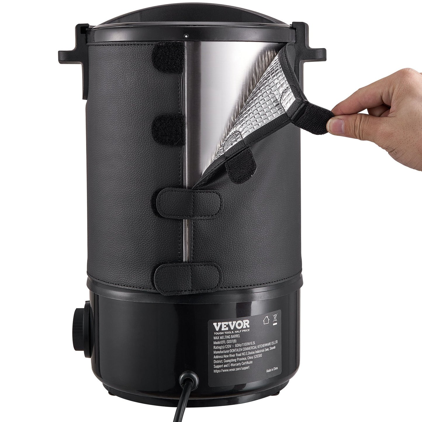 Wax Melter For Candle Making, 6.5 Liter Large Electric Wax Melting Pot Easy Pour Spout, 9-level Temperature Control, Easy Clean For Candle Soap Cream Beauty Bulk Production Business Or Home