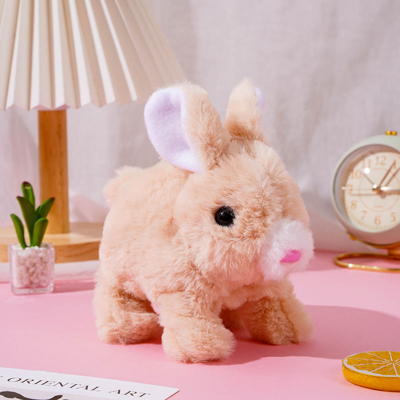 Simulation Electric Plush Toy Dog Cute Pet Little Bunny