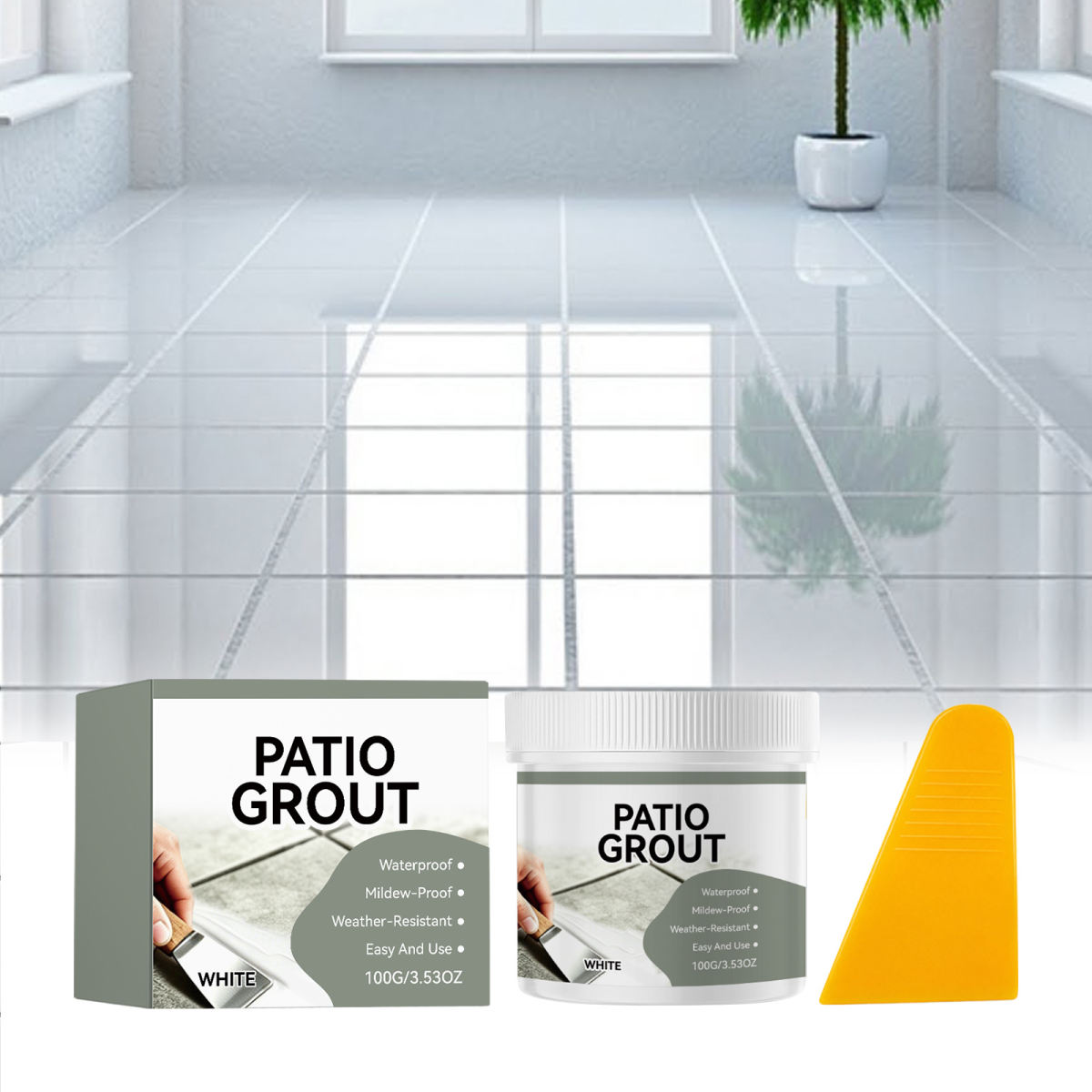 Cross-border Preferred Tile Grout White For Kitchen Wall Tile And Floor Gap Repair And Everyday Grout Sealing.
