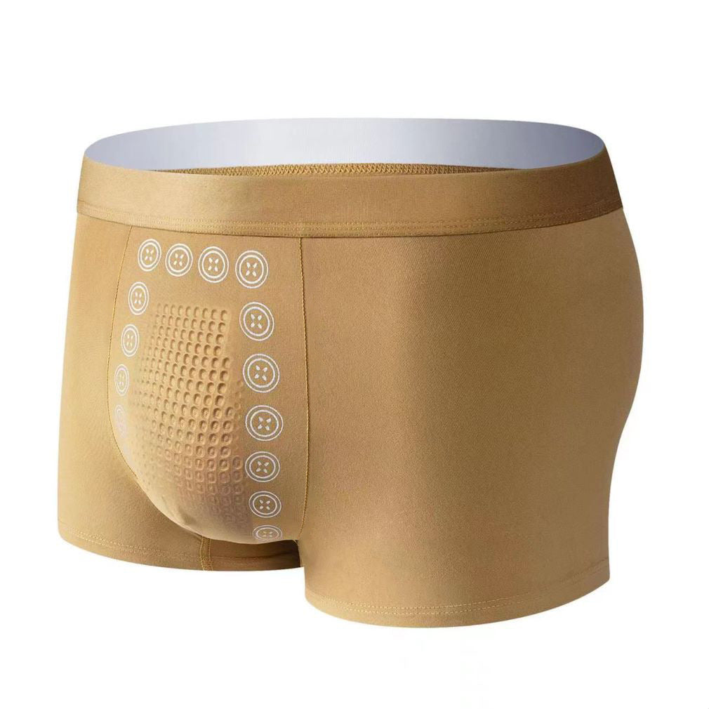 Men's Massage Particles Breathable Bottom Skin-friendly Underwear