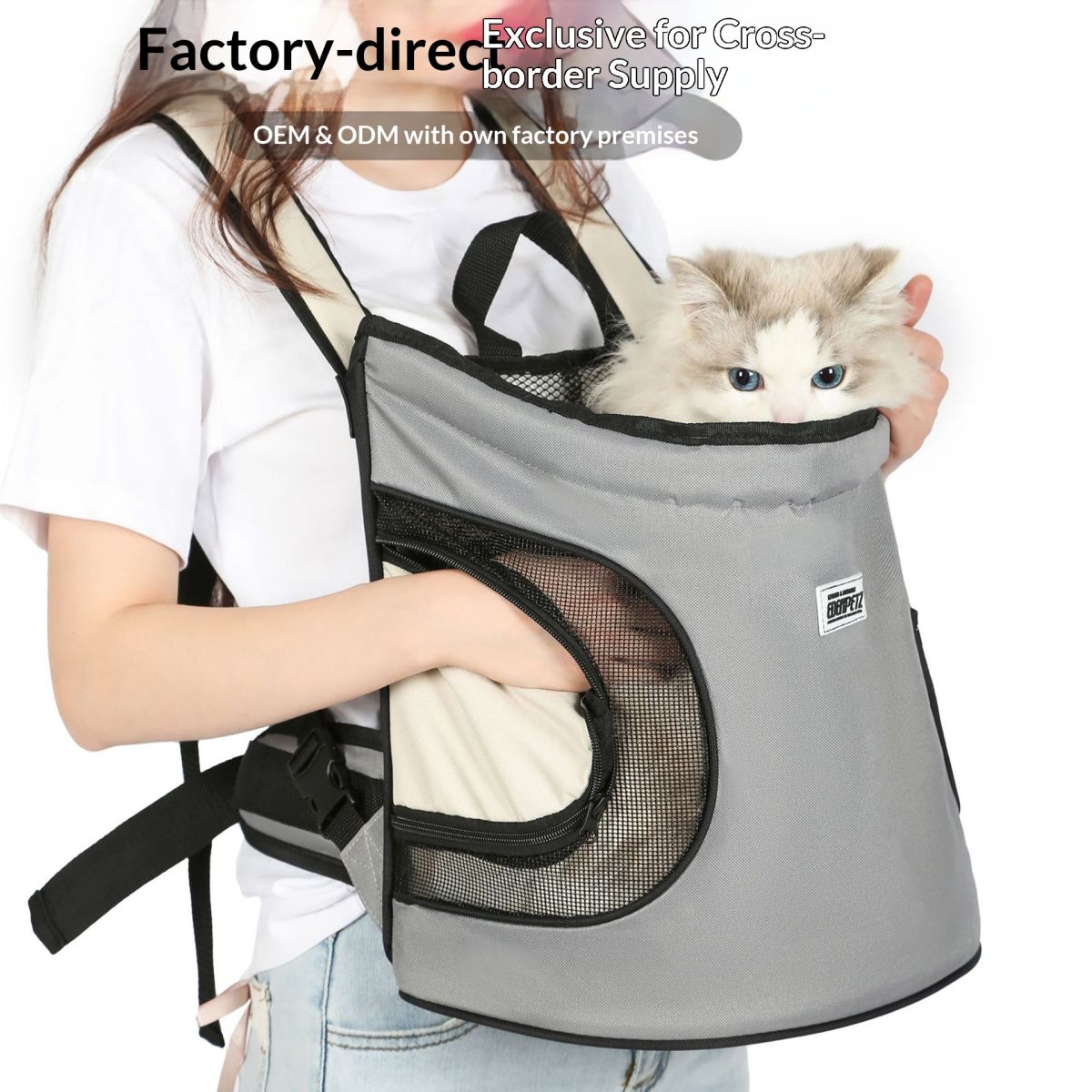 Cat Pet Shoulder Strap Chest Backpack