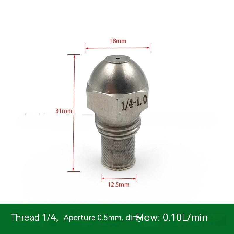 High And Low Pressure Fine Atomization 304 Stainless Steel Nozzle 2 Points Humidifying And Cooling Methanol Combustion Head