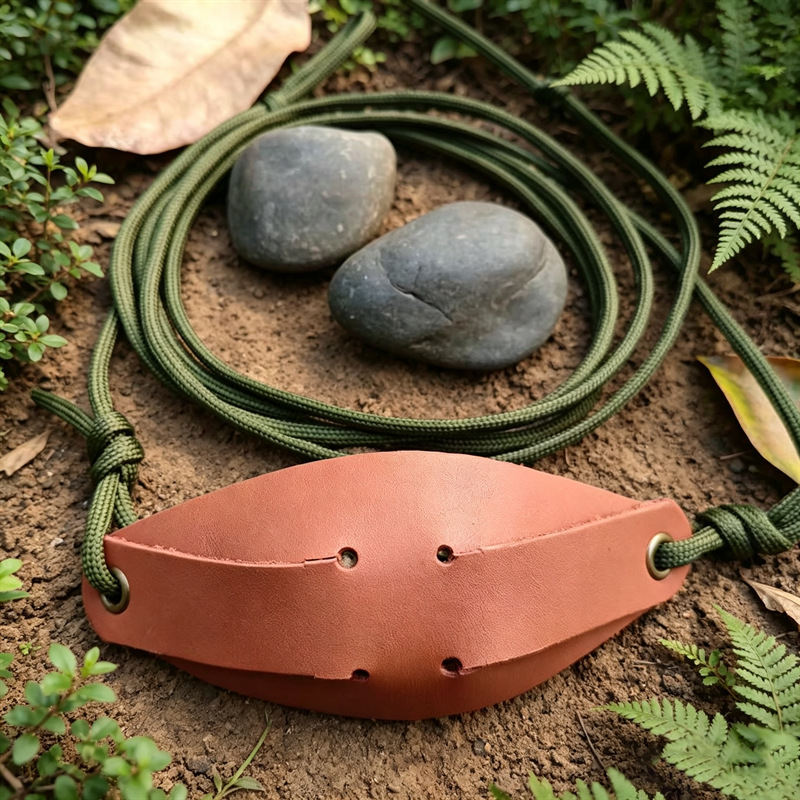 Outdoor Vintage PU Leather Slingshot Holster
