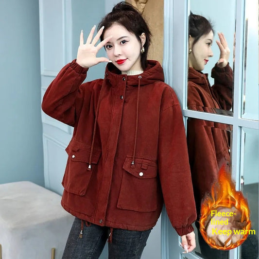 New Korean-style Versatile Casual Parka That Flatters The Figure And Keeps You Warm