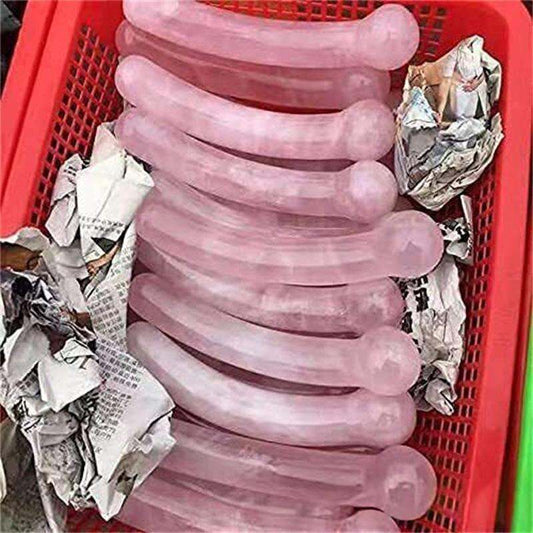 1pc Natural Anti Age Tool Rose Quartz Stone Massage Wands St