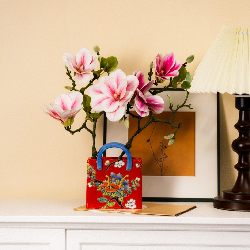 Dried Flower Small Vase Living Room Home Decor Ornament