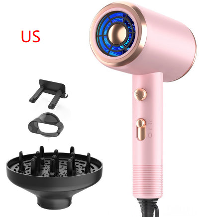 Hair Dryer With Negative Ions Offering Both Hot And Cool Air Settings