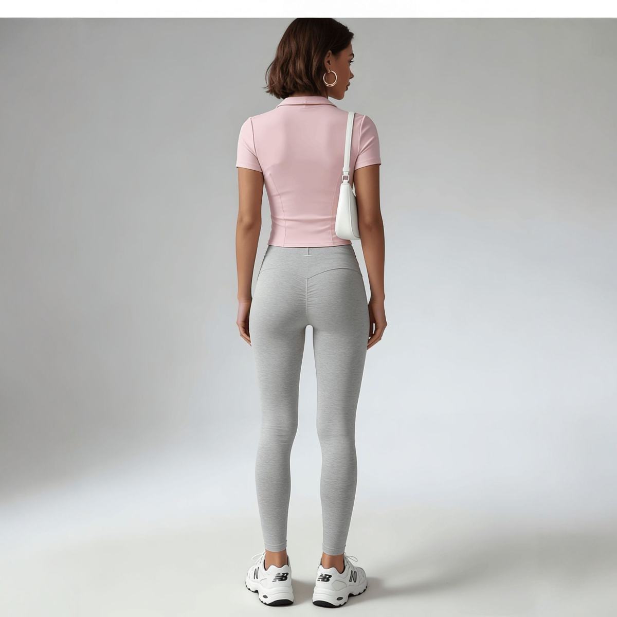 Womens Long-sleeve Zip-up Yoga Top