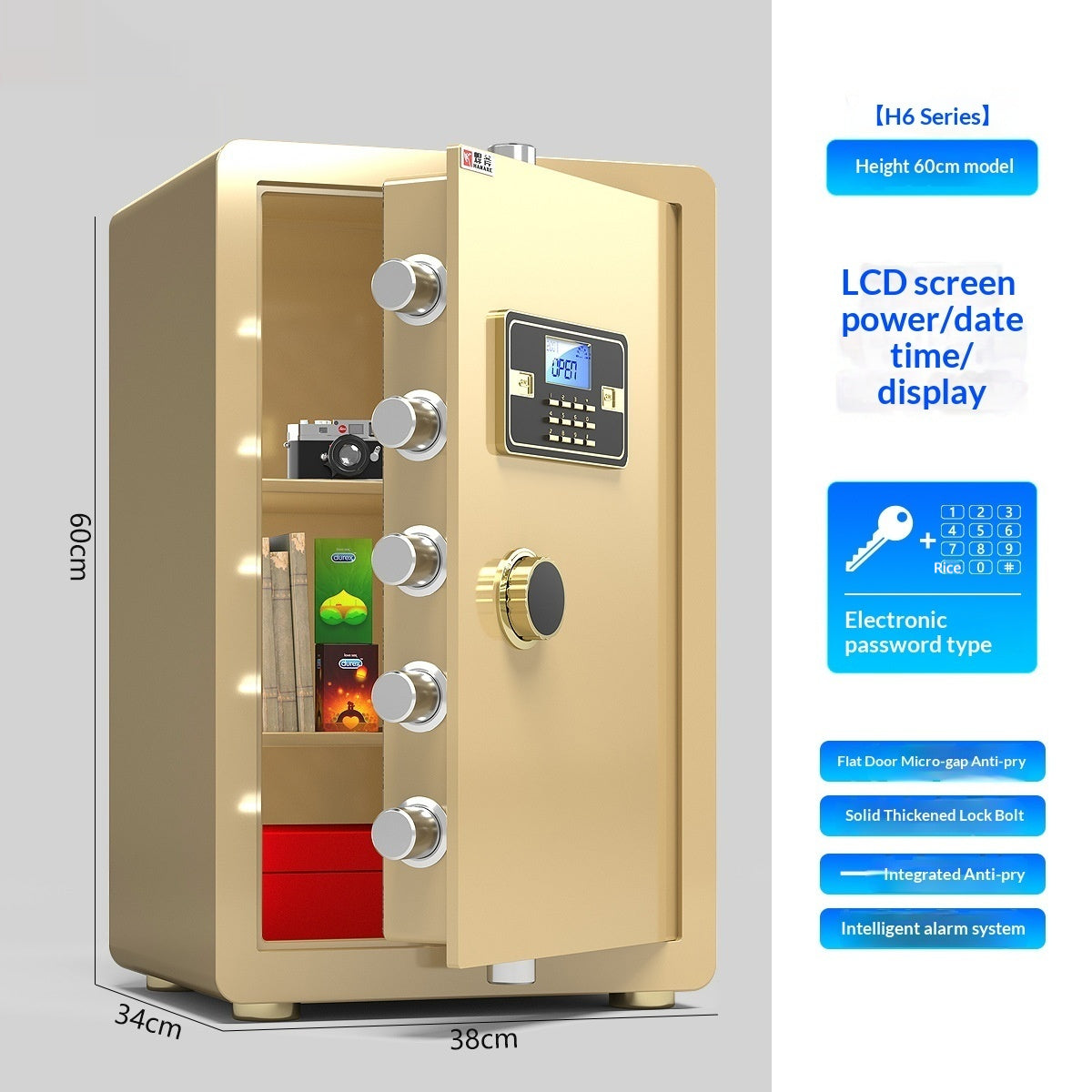 Home Wall-mounted Office Anti-theft Safe