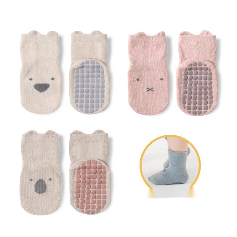 Baby Cotton Non-slip Indoor Cooling Learning To Walk Short Boat Socks