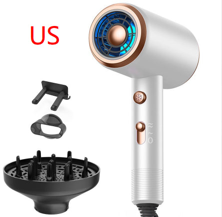 Hair Dryer With Negative Ions Offering Both Hot And Cool Air Settings