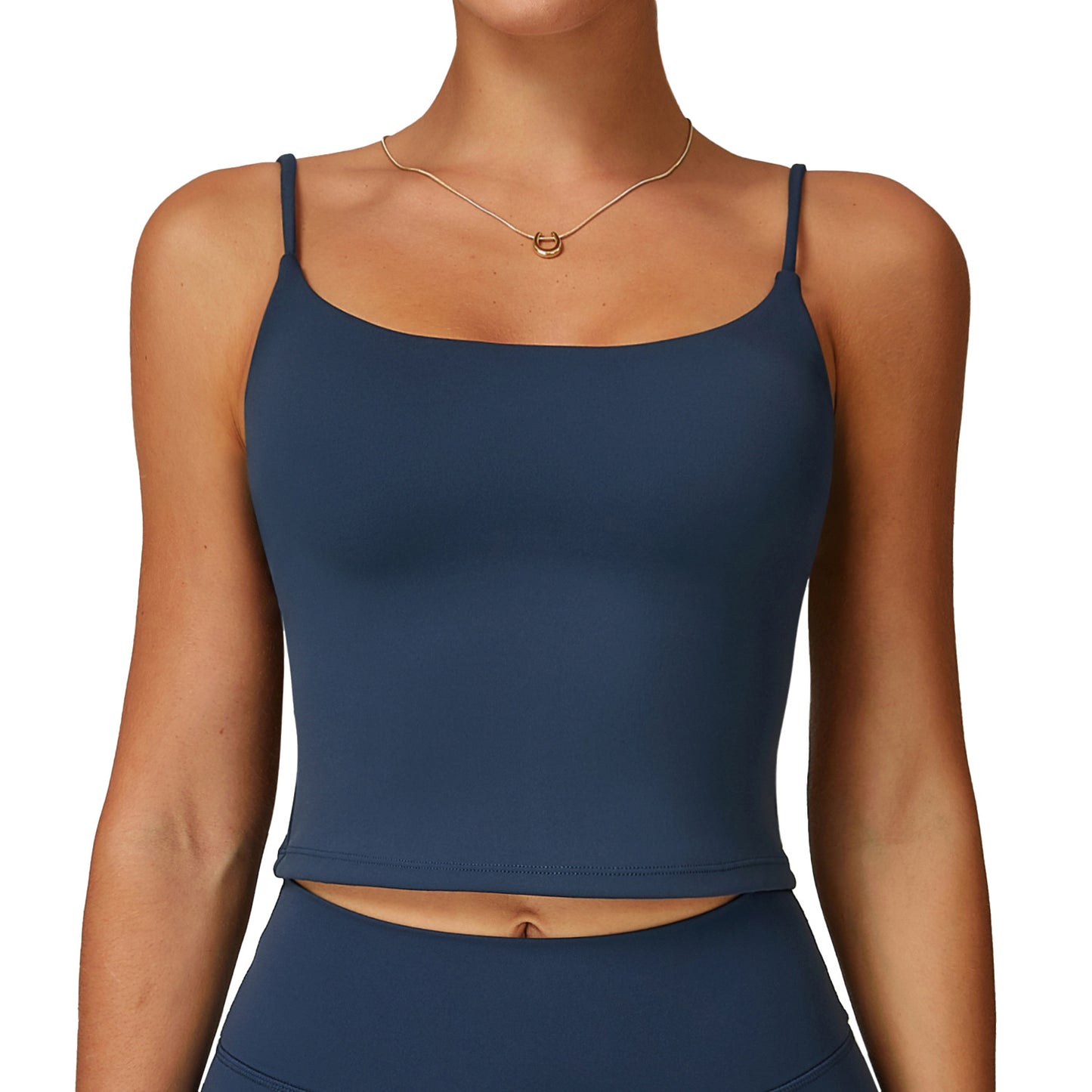 Brushed Yoga Vest Hollow Beauty Back Double-shoulder Strap Ladies