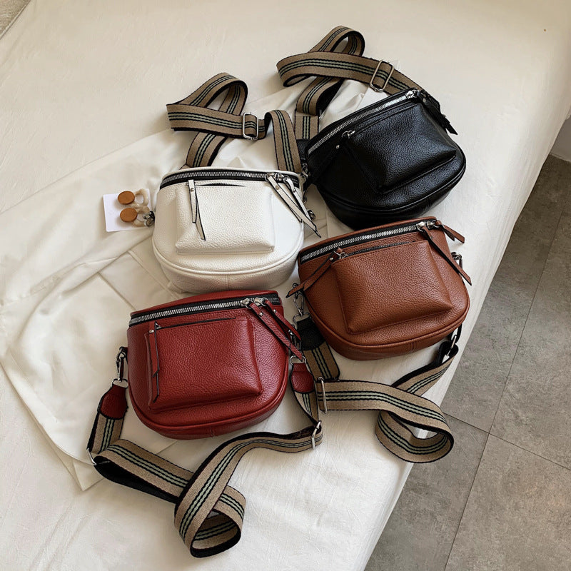 New Stylish Soft-leather Crossbody Bag For Women Casual And Versatile
