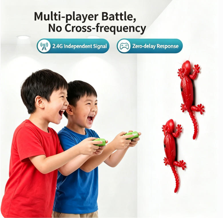 2026 New Remote Control Wall Climbing Toy, Spider Style Gecko, Electric Realistic Lizard, Bio Mimic Chameleon, Dual Mode, LED Eyes, Kids Gift