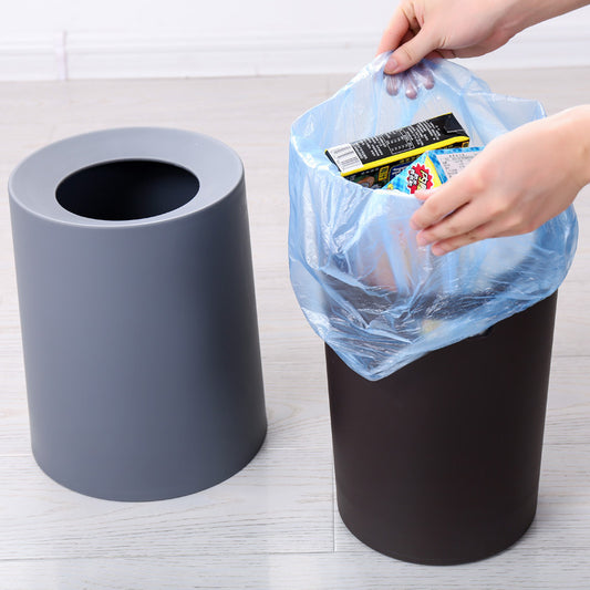 Simple Bathroom Toilet And Kitchen Open-Top Narrow Space Trash Can