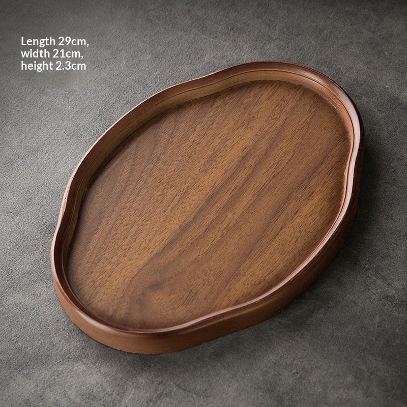 Bamboo Cloud-Shaped Ruyi-Style Multi-Functional Dinner And Tea Tray