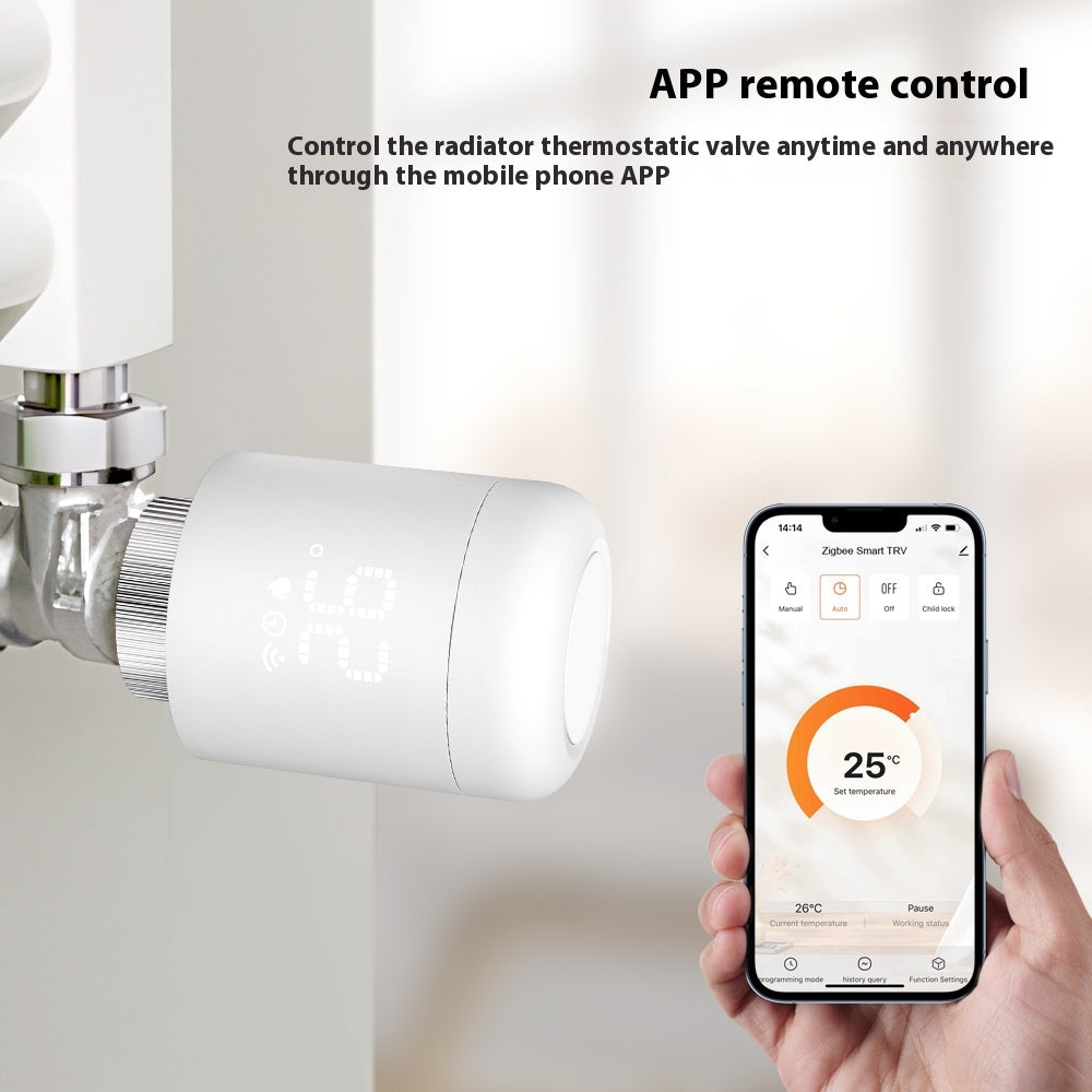 Newly Upgraded Graffiti Zigbee Smart Thermostatic Valve