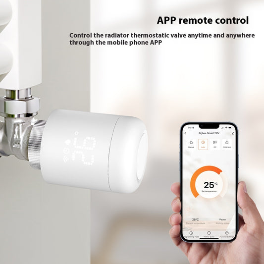 Newly Upgraded Graffiti Zigbee Smart Thermostatic Valve