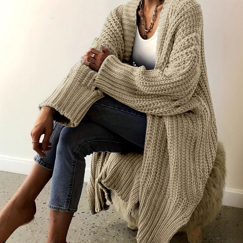 Retro Korean Lazy Coat Loose Mid-length