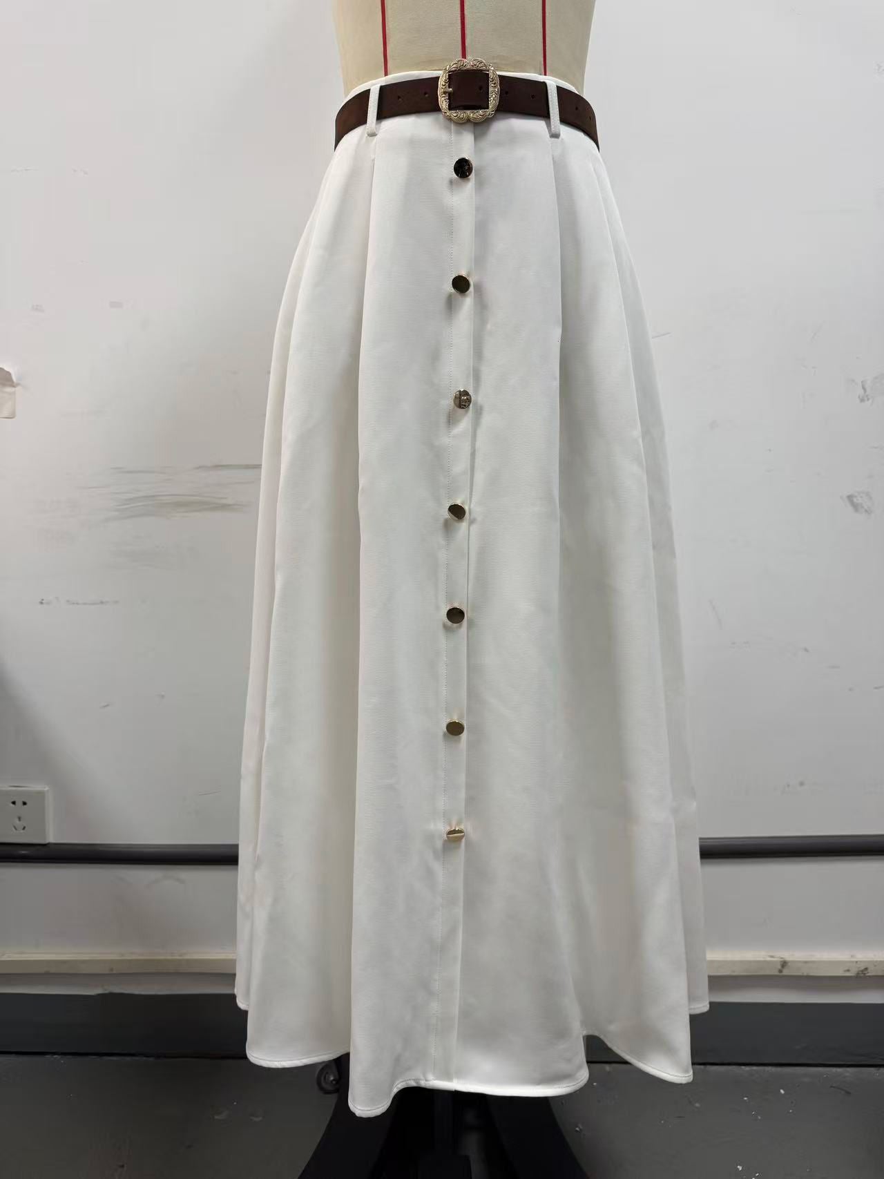 New Womens Light Luxury Elegant High End Long Skirt