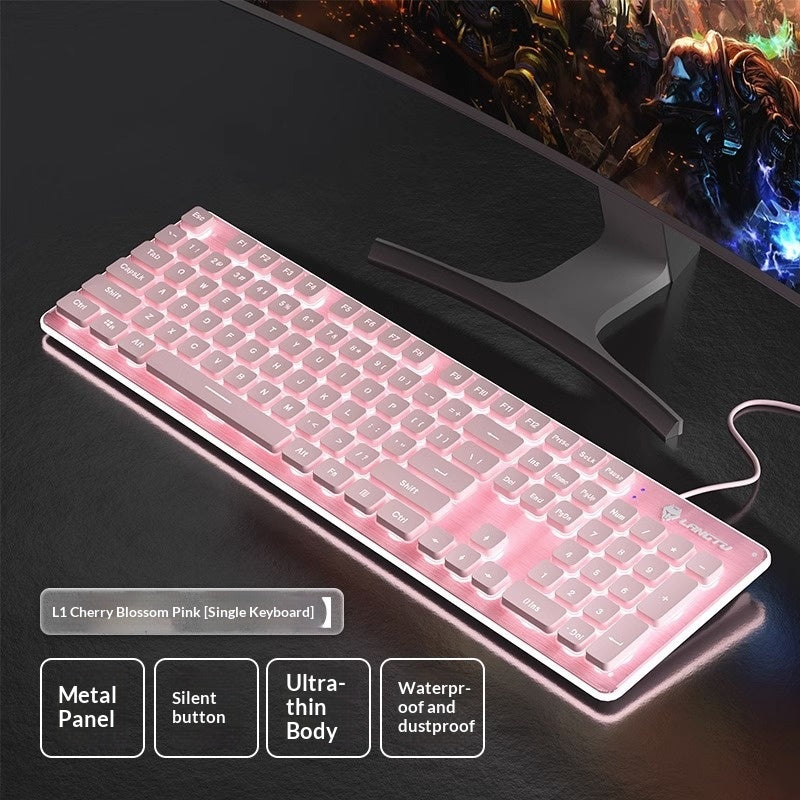 Gaming Office Backlit Wired Keyboard