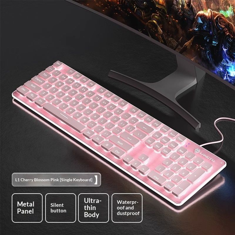Gaming Office Backlit Wired Keyboard