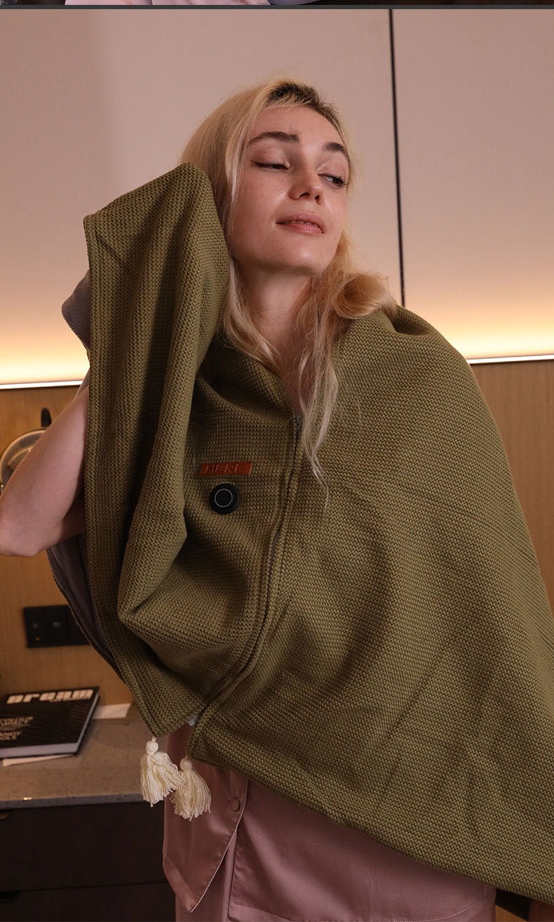 Office Warming And Waist-supporting Heated Blanket