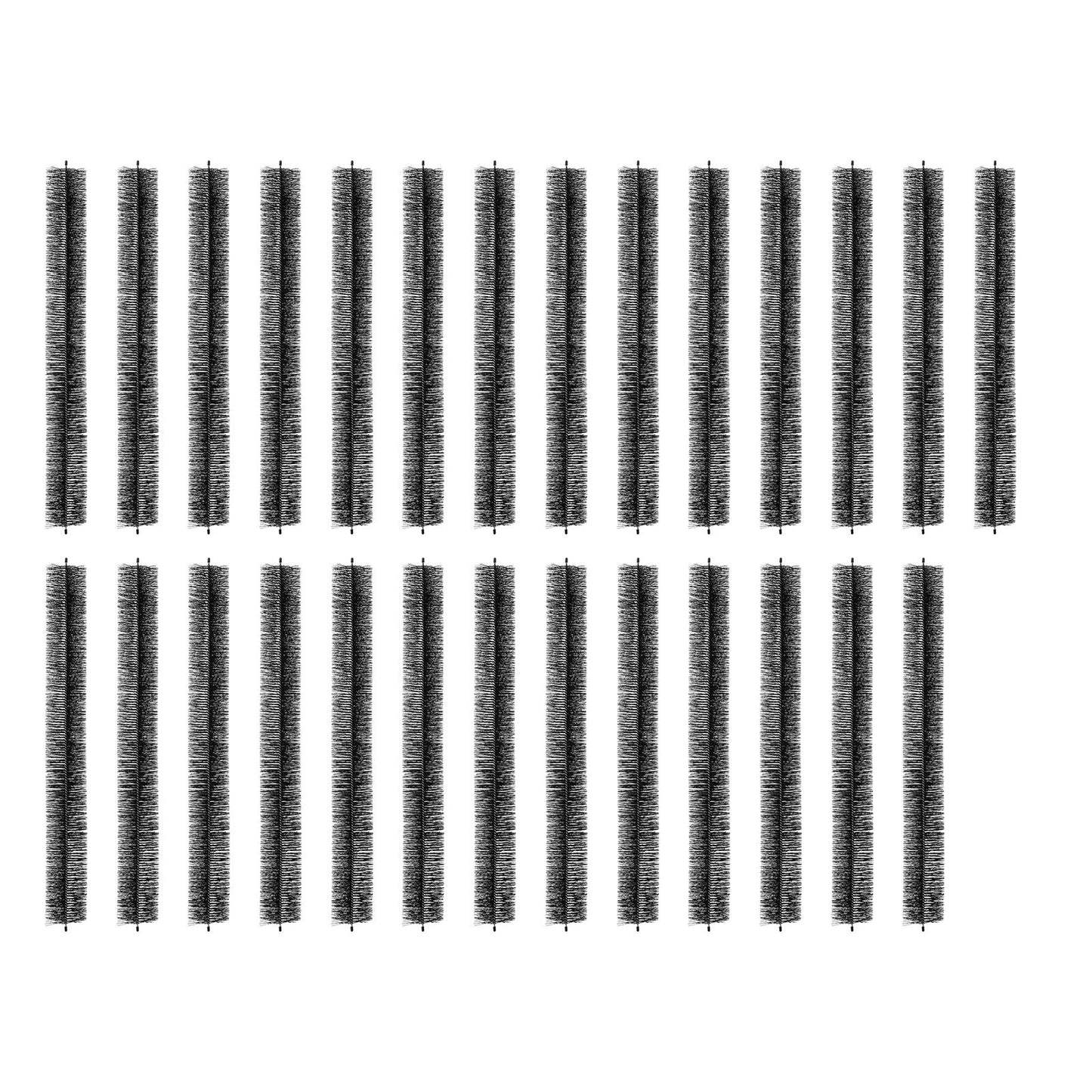 Gutter Brush, 80 Feet Total Length 4.33 Inch Diameter Gutter Cleaning Tools, Ground-Level Gutter Brush Leaf Guard For 5 Inch Gutters, Easily Clear Roof Leaves And Debris, 27 Pack