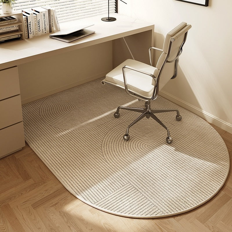 Anti-slip Home Curved Rug For Computer Chairs