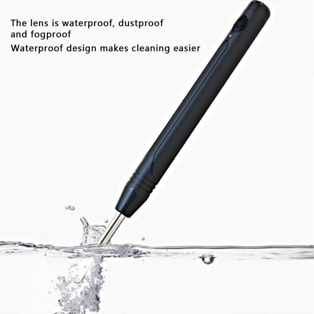 Smart Visual Earpick Ear Wax Removal Cleaner WiFi Ear Stick Endoscope Camera AU-black