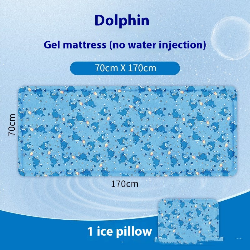 Gel Ice Pad Mattress Cooling Single PVC Cushion
