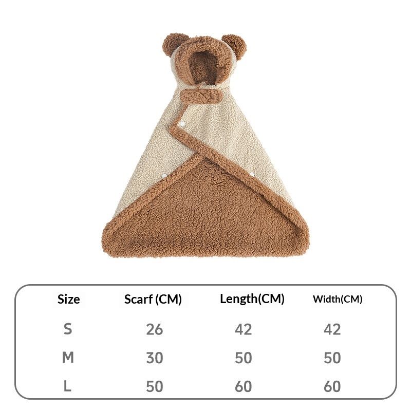Pet Blanket, Dog Clothing, Winter Wear For Small And Medium-sized Dogs