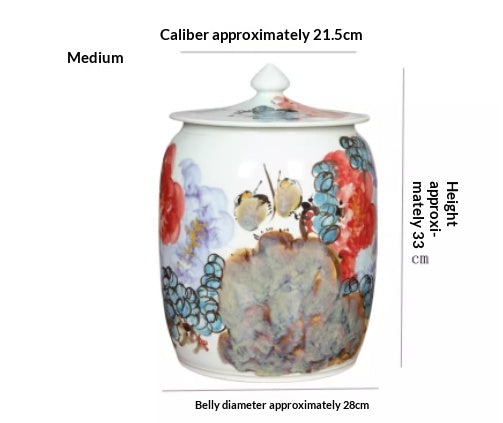 Hand-painted Ceramic Chinese-style Teapot For Puer Tea And White Tea Cakes