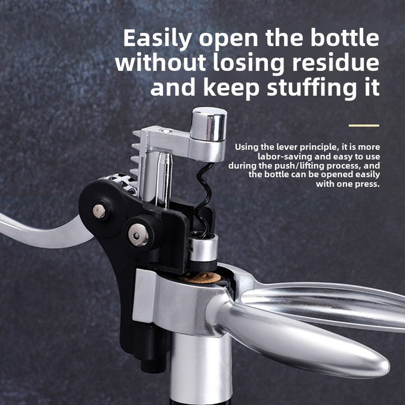 Professional Deluxe Lever Action Wine Bottle Rabbit Corkscrew Gift Bunny Opener