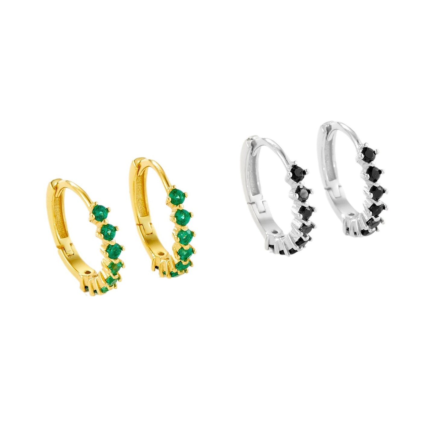 Best Seller In Europe And America Circle Diamond Earrings Zircon