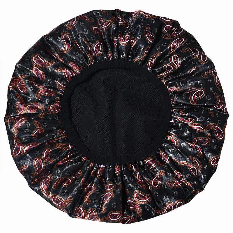 Portable Home Use Extra-Absorbent 3-in-1 Shower Cap