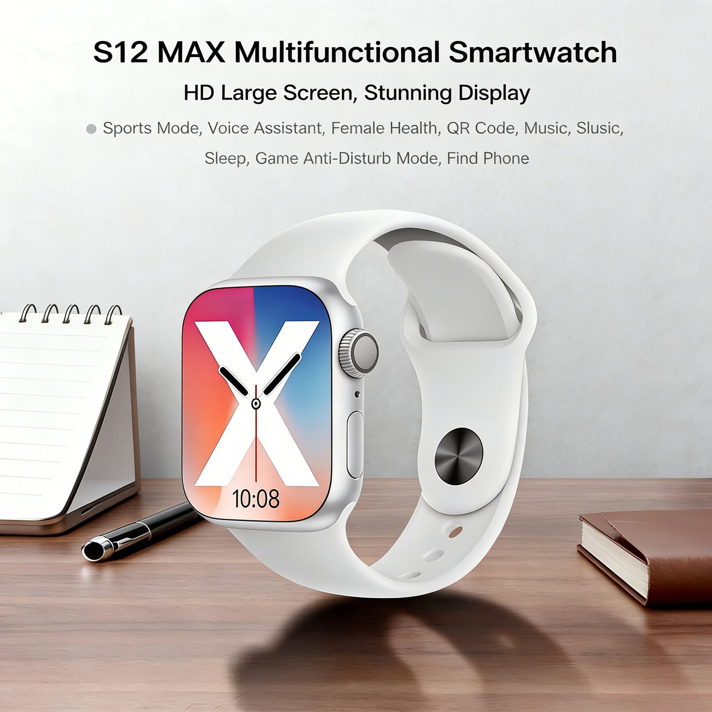 2.01inch High-Definition Professional Smartwatch Supports Bluetooth Calling, Unisex, Health And Fitness Tracking  UK
