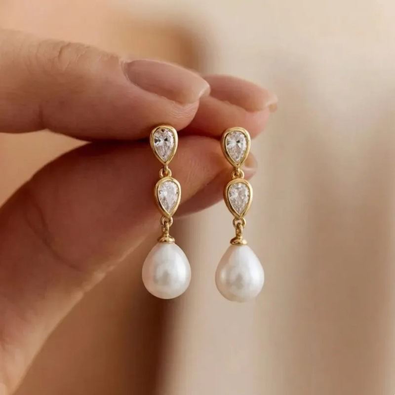 Best-selling Pearl Pendant Earrings Niche Design With A Premium Feel
