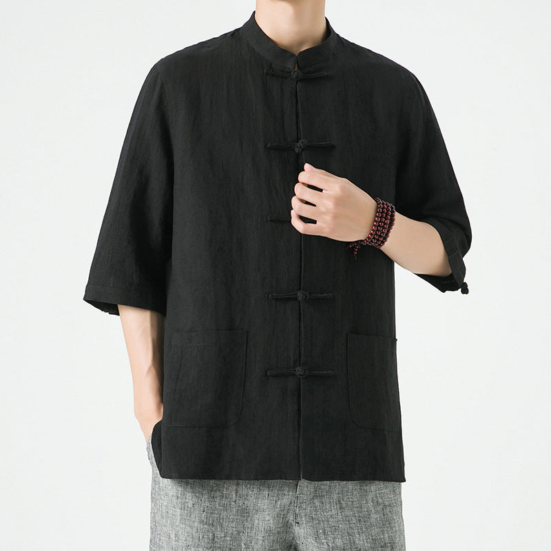New Chinese Style Retro Tang Suit Chinese Style Shirt