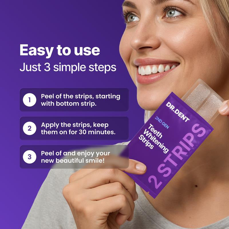 Teeth Whitening Strips For Gentle Daily Care