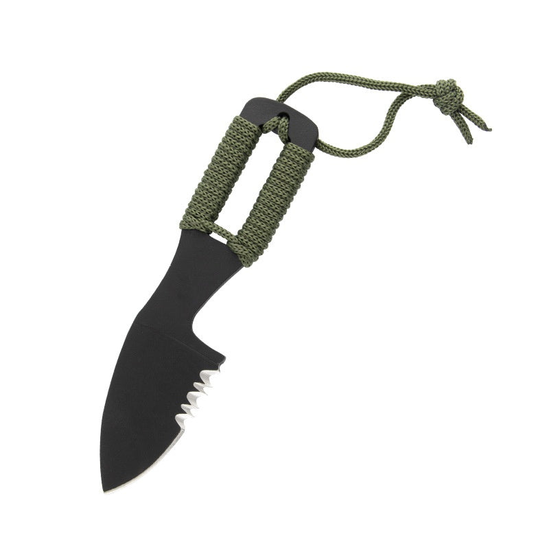 Portable Outdoor EDC Multi-tool Knife With Serrated Blade And K-sheath