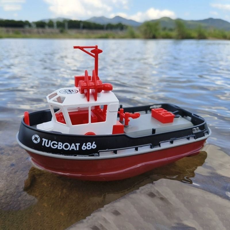 Dual-motor Small Tugboat Charging Childrens Toy